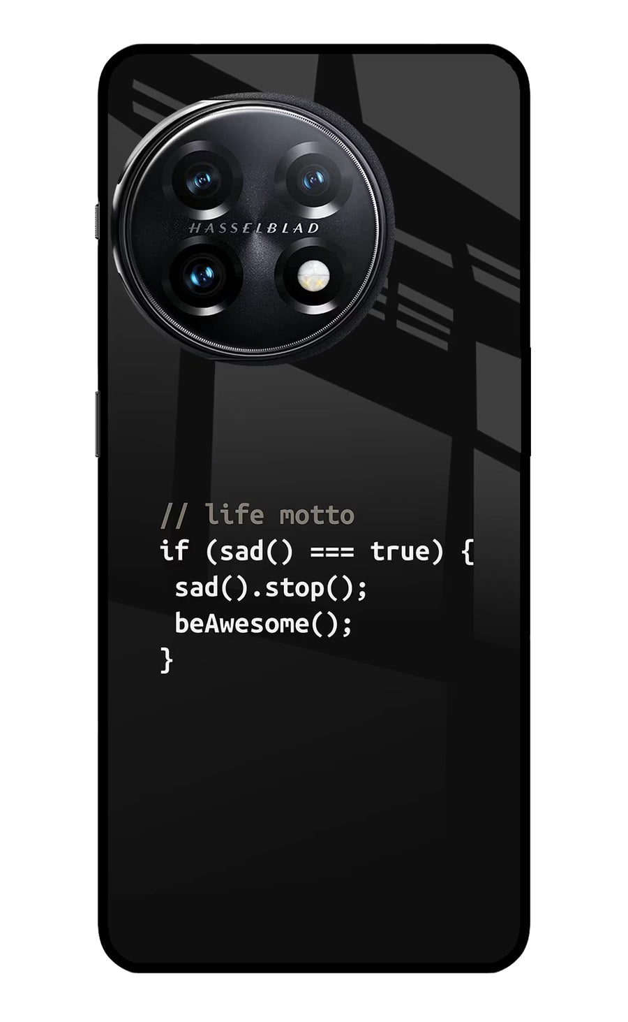Life Motto Code OnePlus 11 5G Back Cover, Glass case