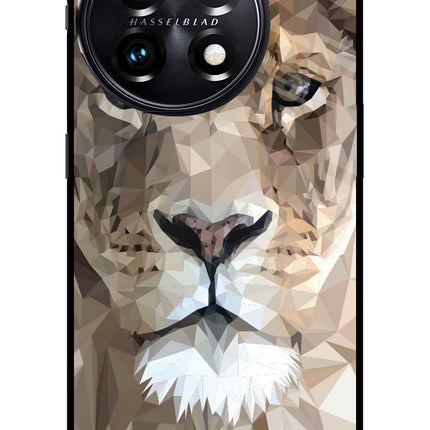 Lion Art OnePlus 11 5G Glass Case