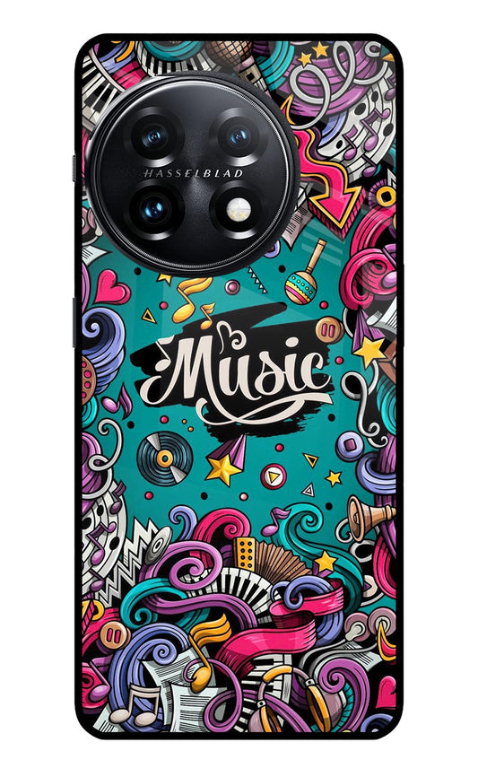 Music Graffiti OnePlus 11 5G Glass Case