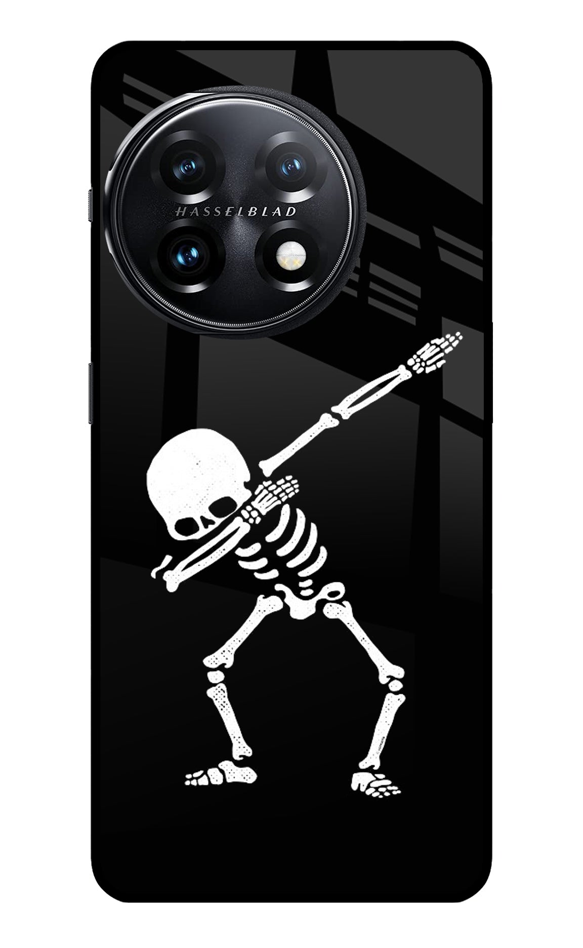 Dabbing Skeleton Art OnePlus 11 5G Back Cover