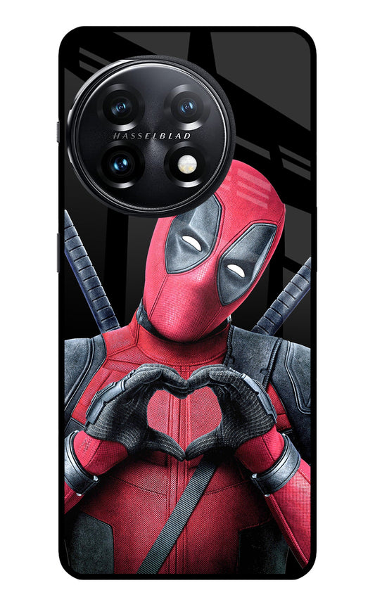 Deadpool OnePlus 11 5G Glass Case