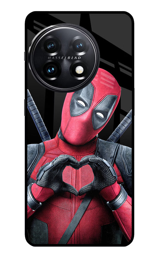Deadpool OnePlus 11 5G Glass Case