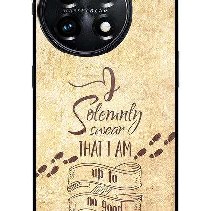 I Solemnly swear that i up to no good OnePlus 11 5G Glass Case