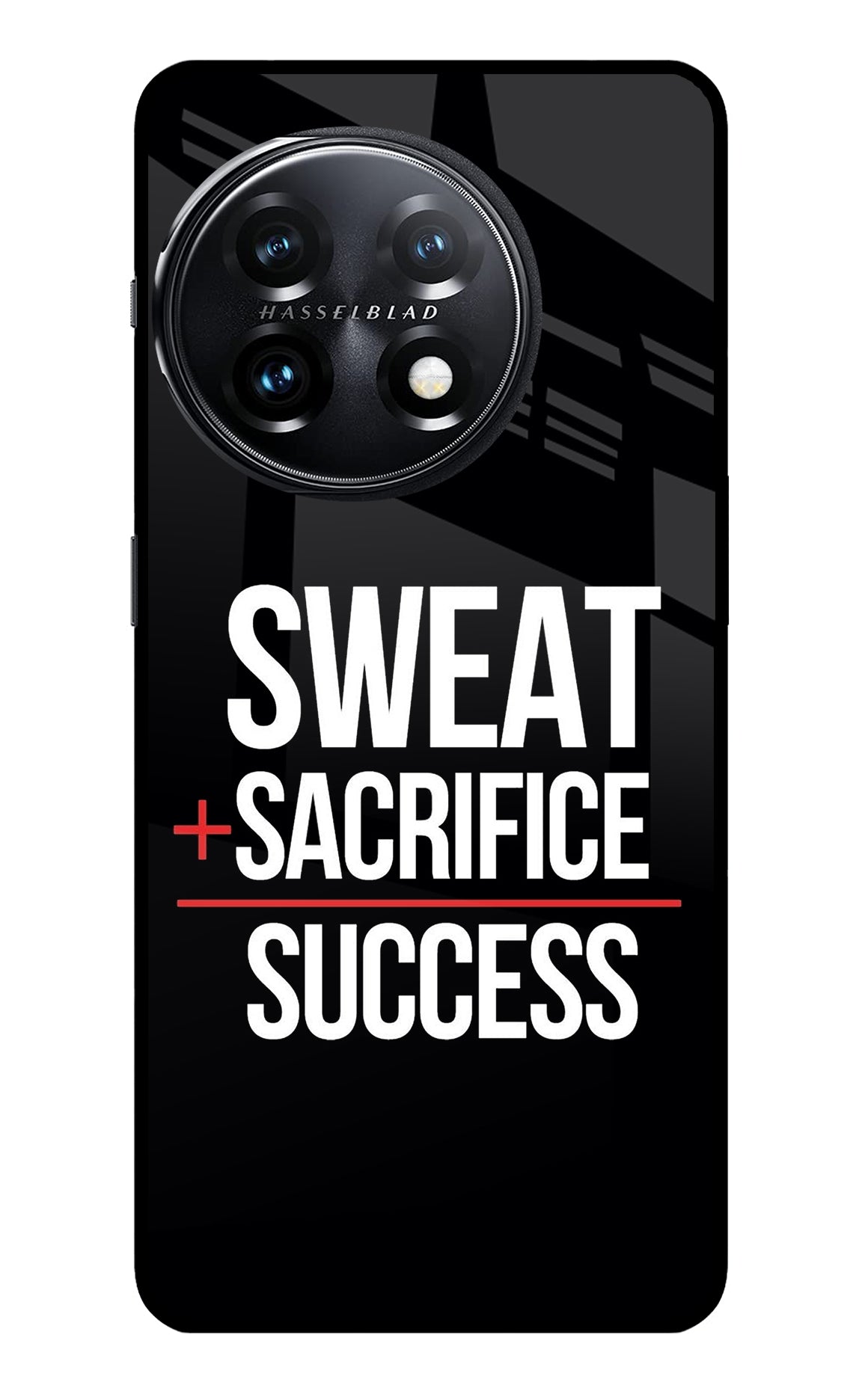 Sweat Sacrifice Success OnePlus 11 5G Glass Case