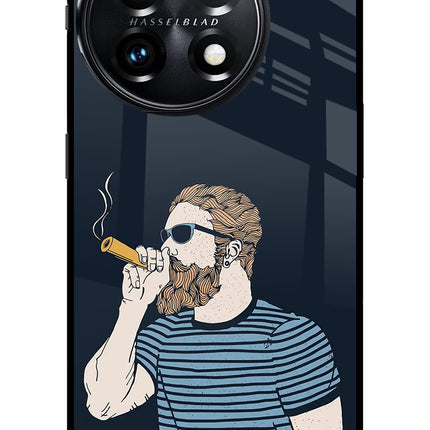 Smoking OnePlus 11 5G Glass Case