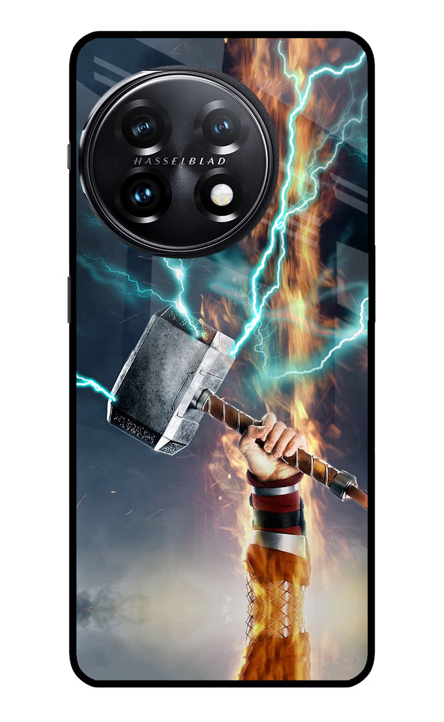 Thor Hammer Mjolnir OnePlus 11 5G Back Cover, Glass case