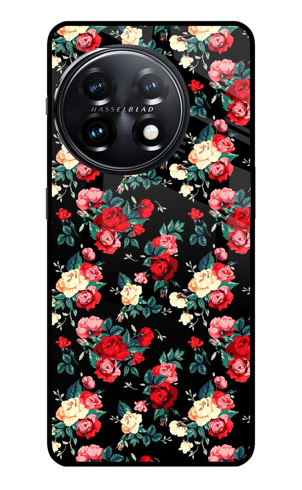 Rose Pattern OnePlus 11 5G Back Cover