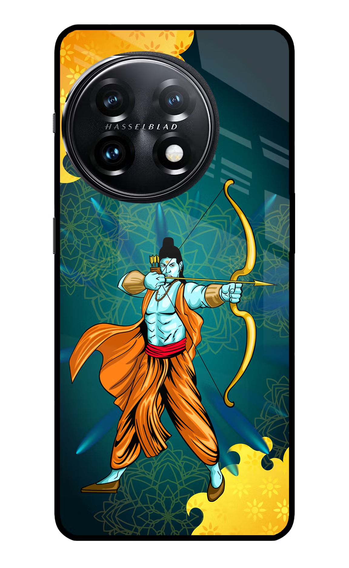 Lord Ram - 6 OnePlus 11 5G Glass Case Back Cover by Casekaro