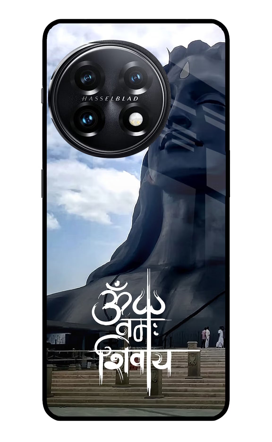 Om Namah Shivay OnePlus 11 5G Glass Case Back Cover by Casekaro