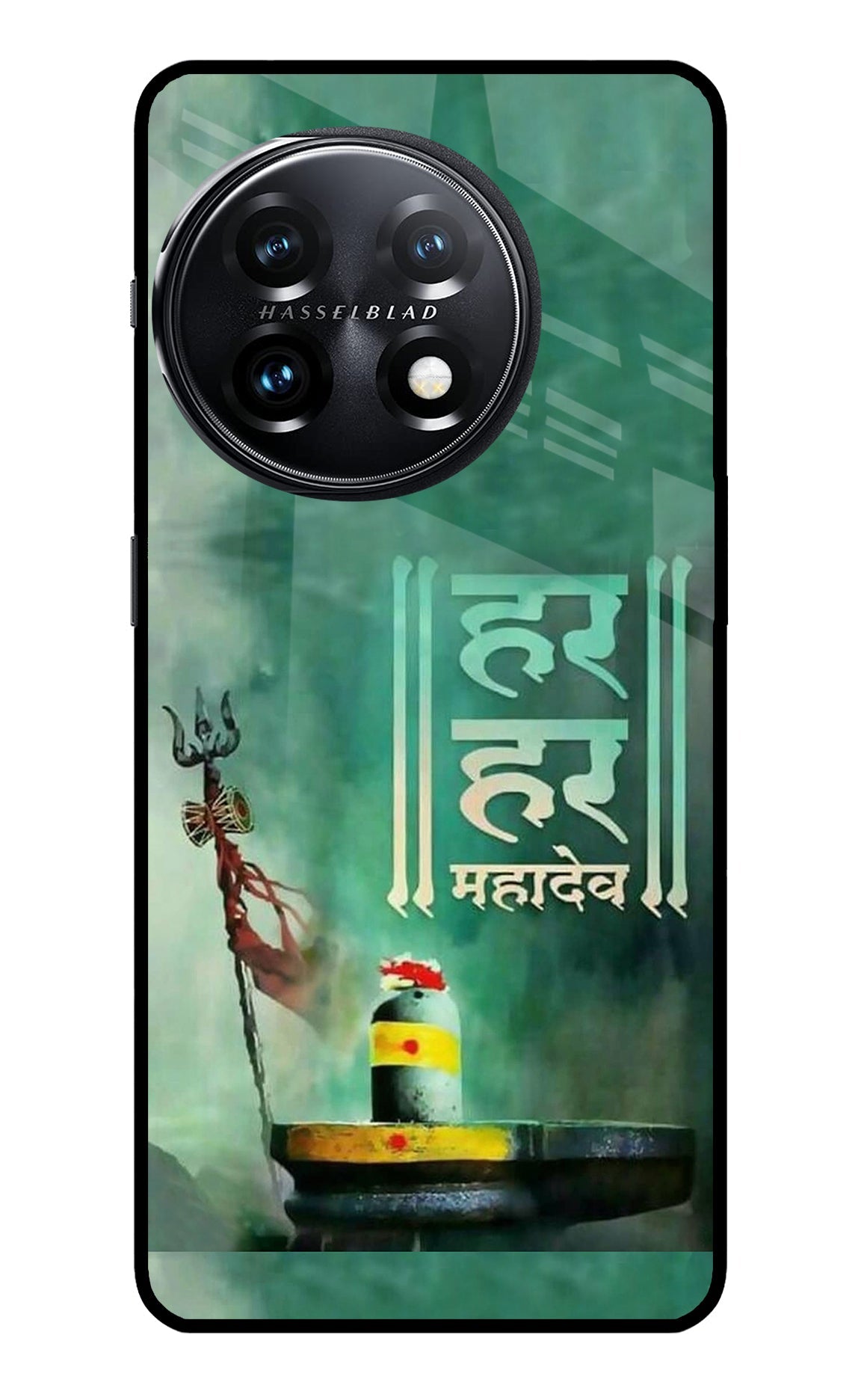 Har Har Mahadev Shivling OnePlus 11 5G Glass Case