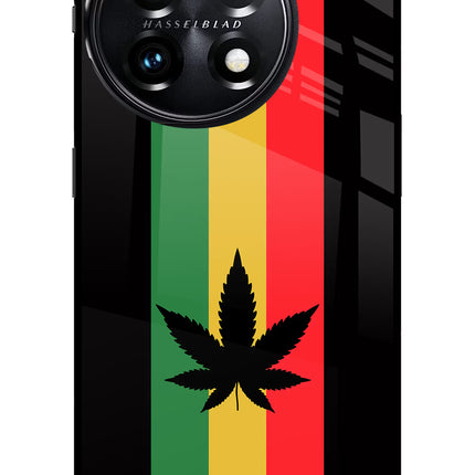 Weed Flag OnePlus 11 5G Glass Case