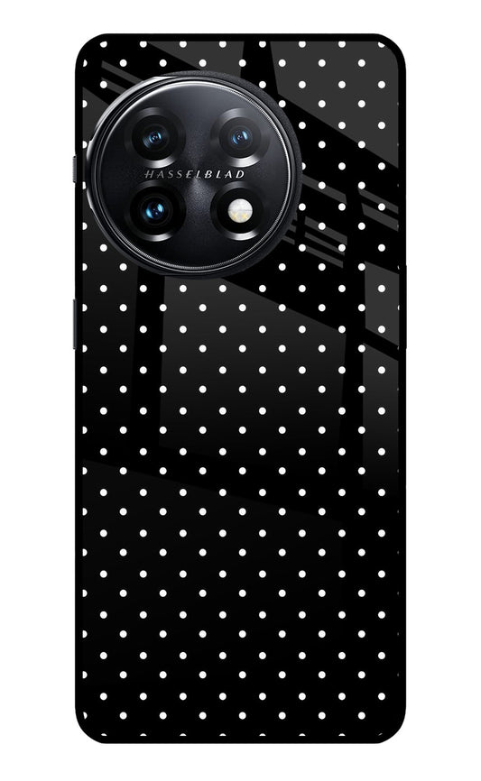 White Dots OnePlus 11 5G Glass Case