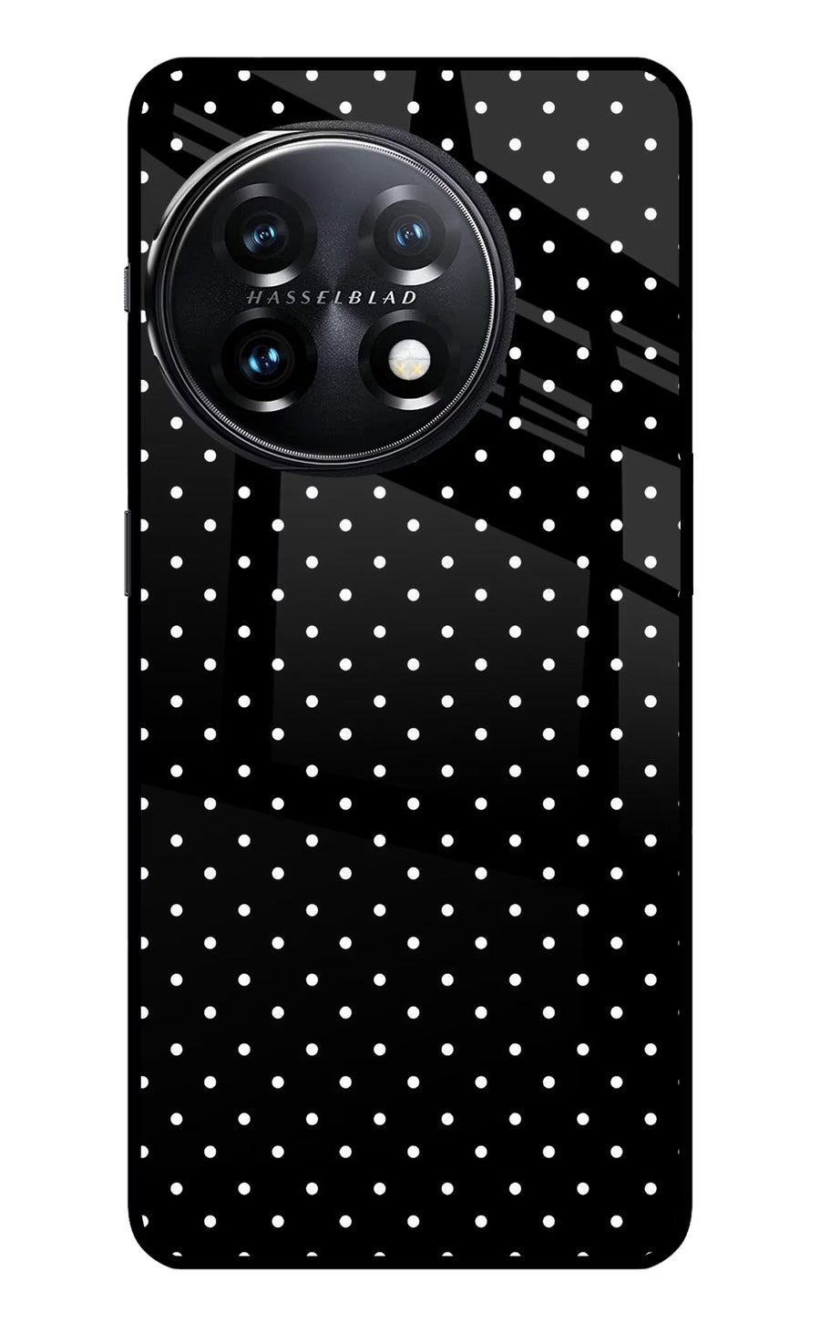 White Dots OnePlus 11 5G Back Cover, Glass case