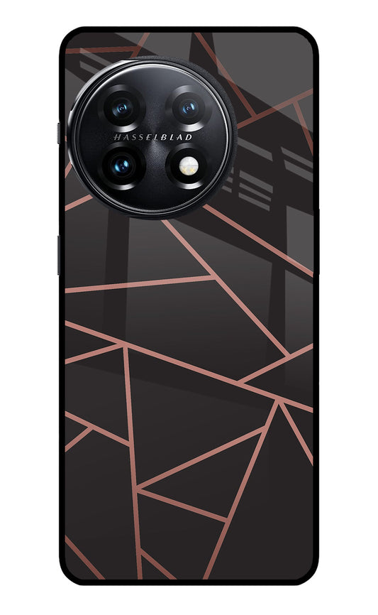 Geometric Pattern OnePlus 11 5G Glass Case
