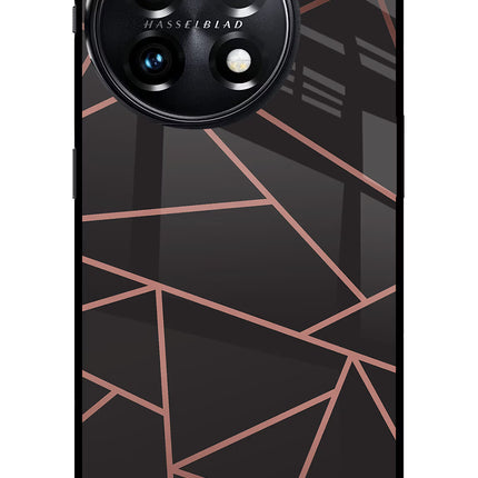 Geometric Pattern OnePlus 11 5G Glass Case