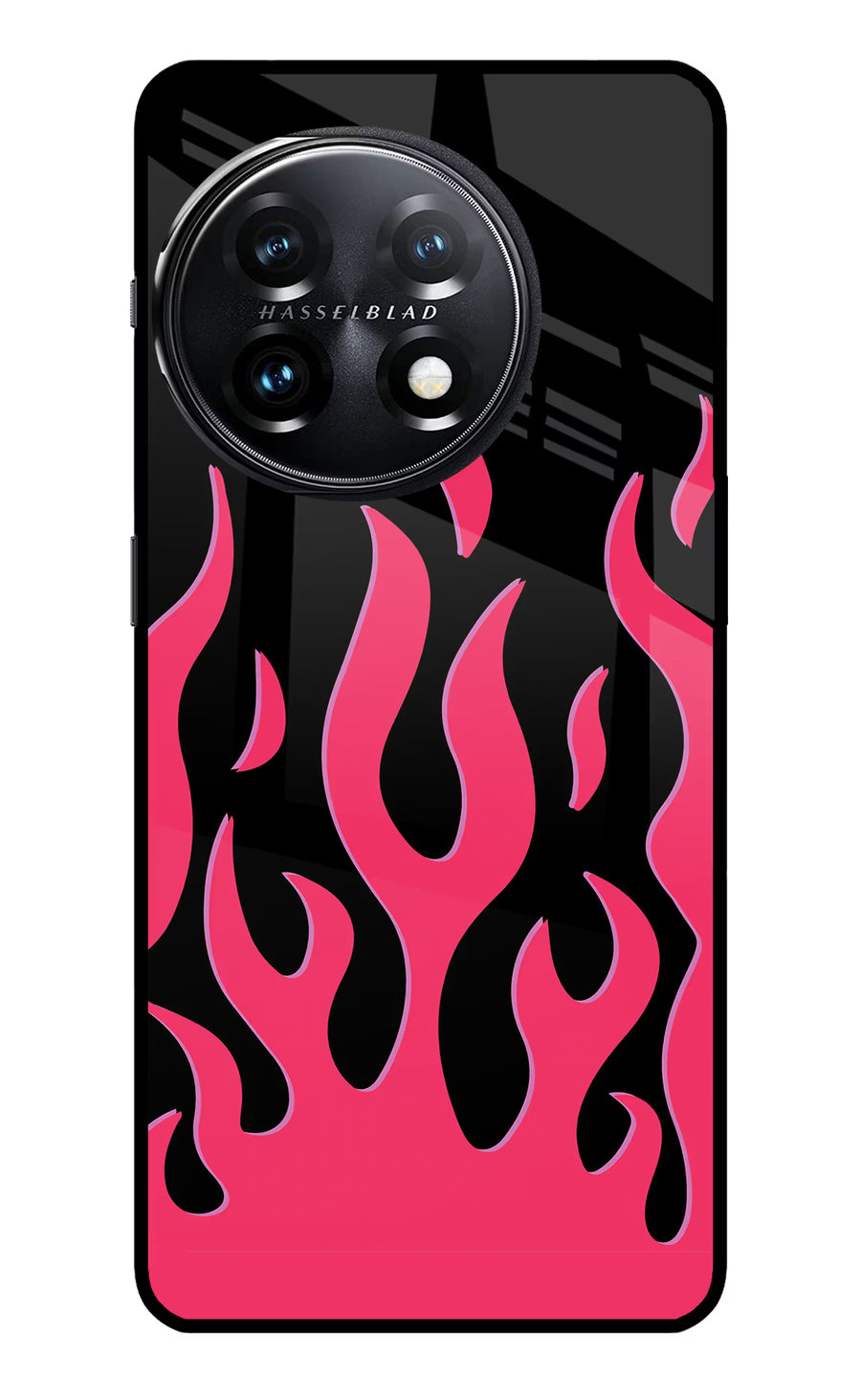 Fire Flames OnePlus 11 5G Back Cover, Glass case