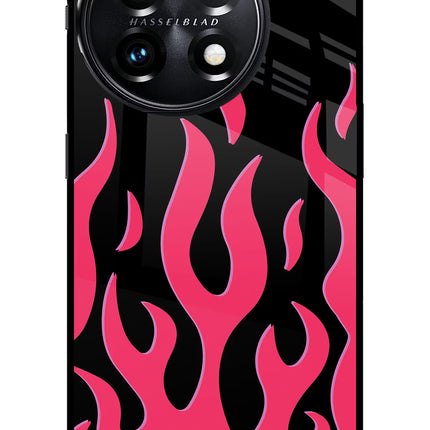 Fire Flames OnePlus 11 5G Glass Case