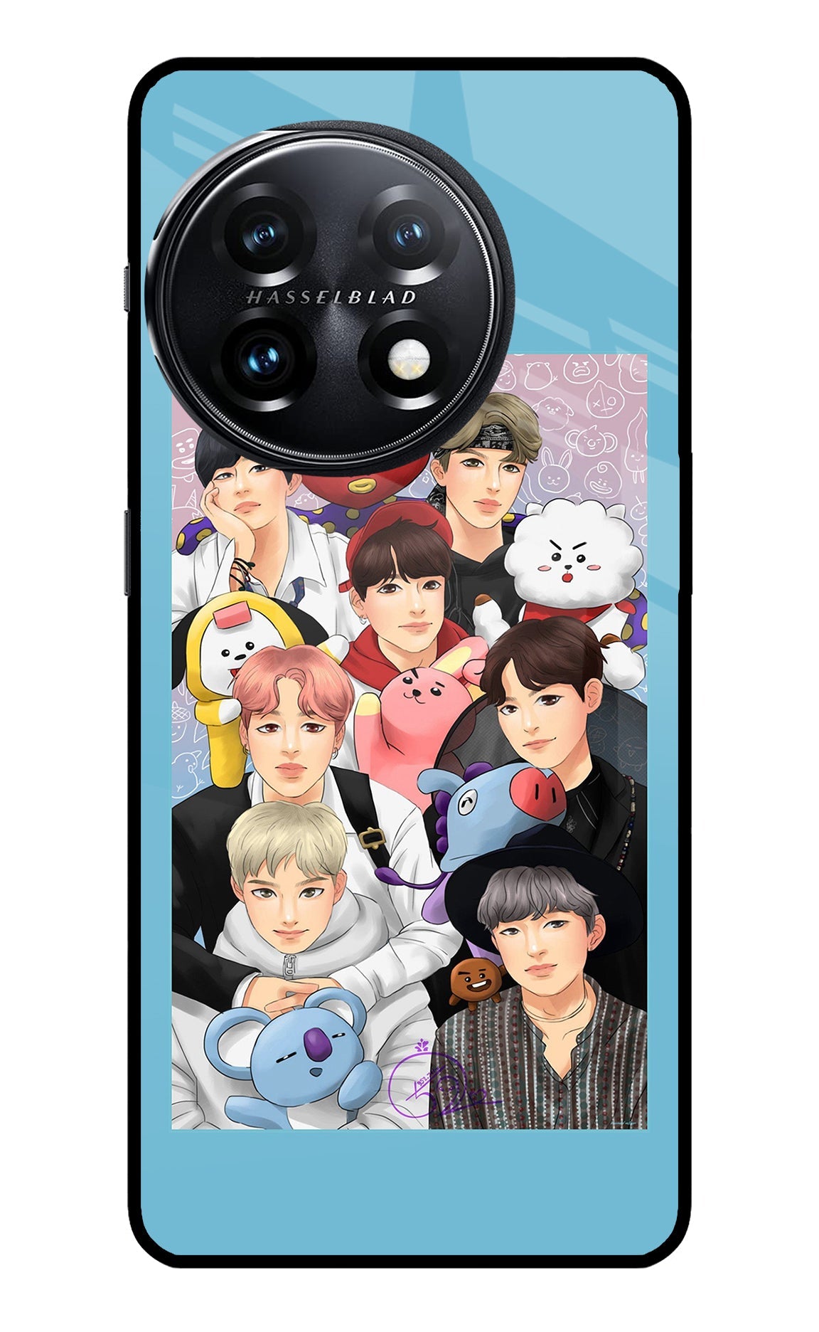 BTS with animals OnePlus 11 5G Back Cover