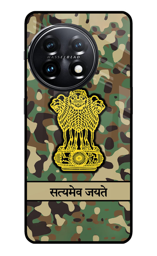 Satyamev Jayate Army OnePlus 11 5G Glass Case