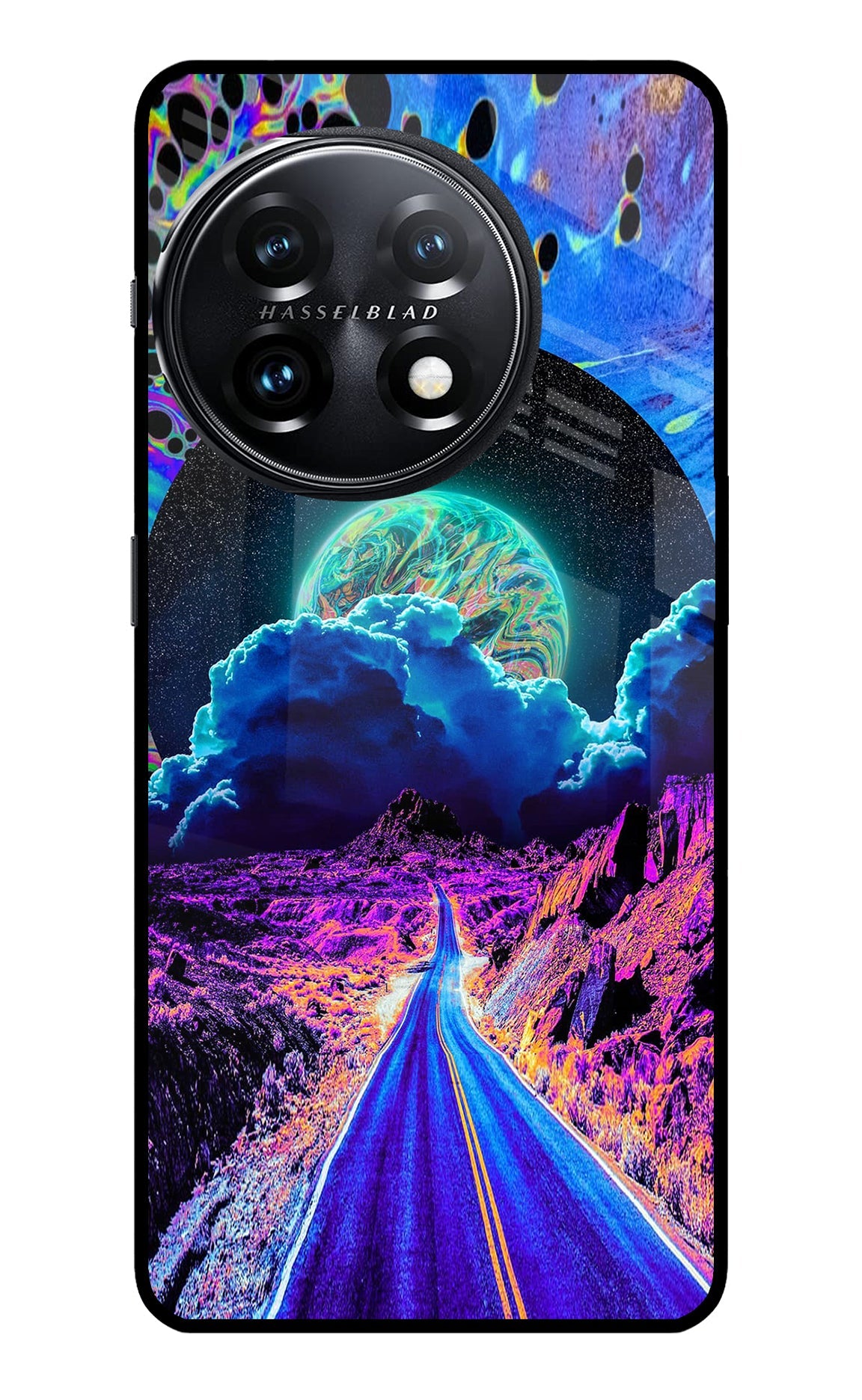 Psychedelic Painting OnePlus 11 5G Glass Case