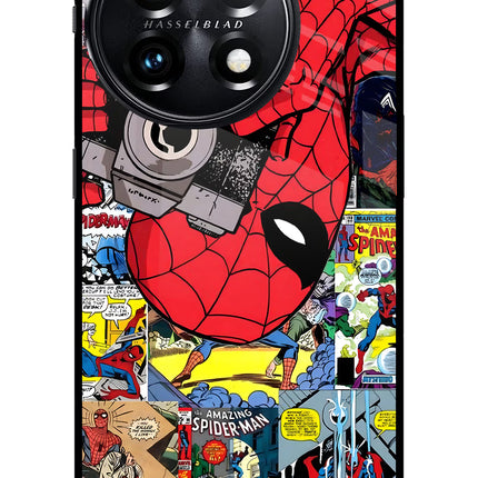 Spider Man OnePlus 11 5G Glass Case