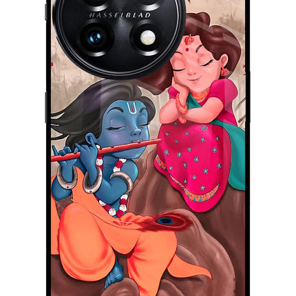 Radhe Krishna OnePlus 11 5G Glass Case