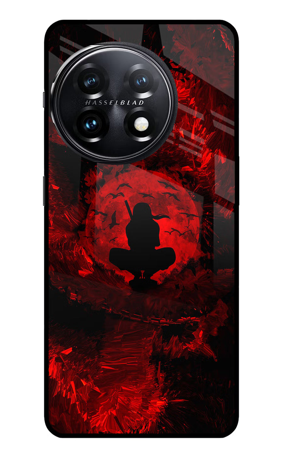 Itachi Uchiha OnePlus 11 5G Back Cover, Glass case