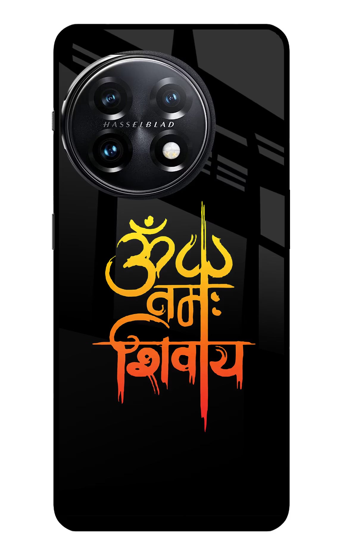 Om Namah Shivay OnePlus 11 5G Glass Case Back Cover by Casekaro