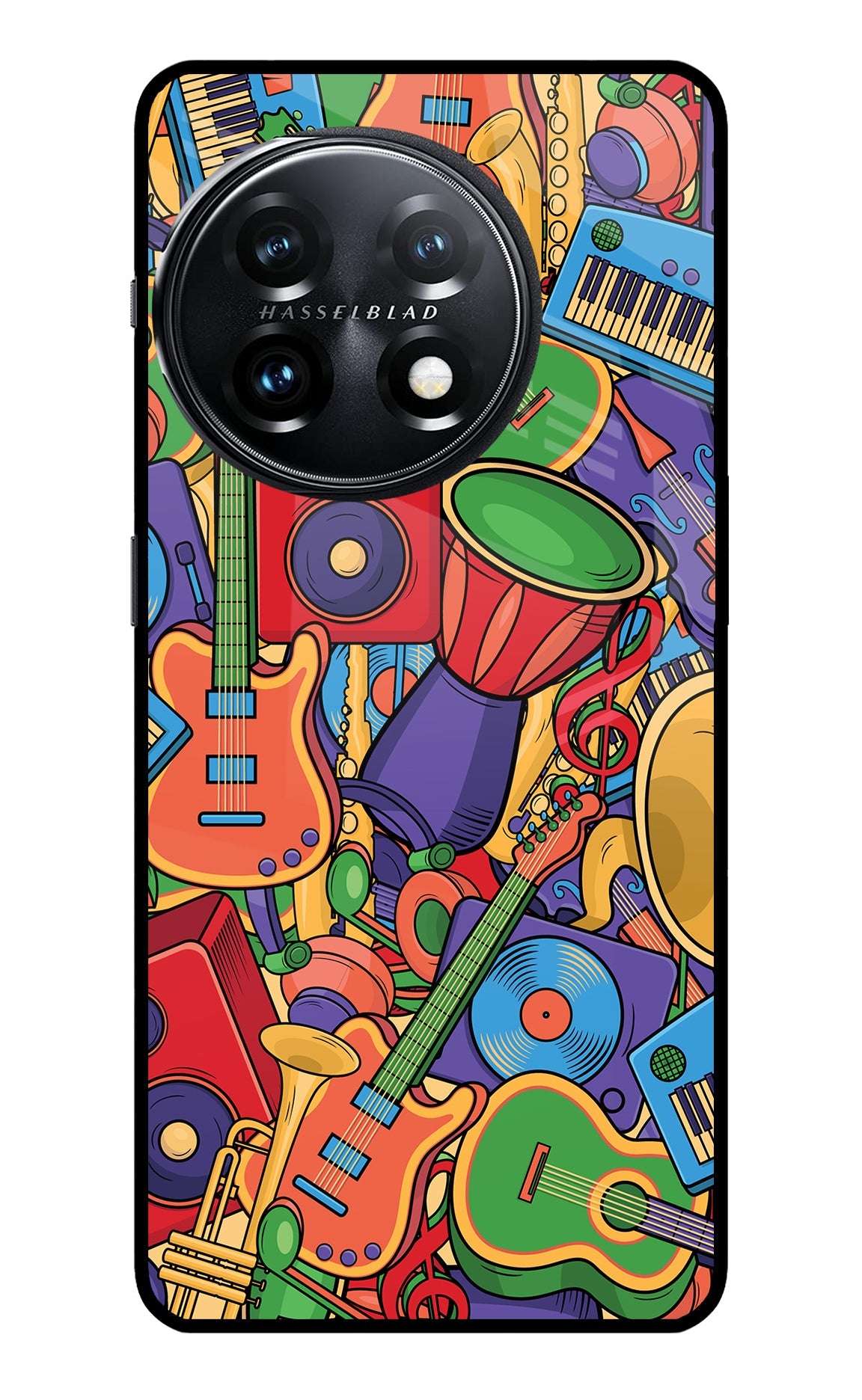 Music Instrument Doodle OnePlus 11 5G Back Cover