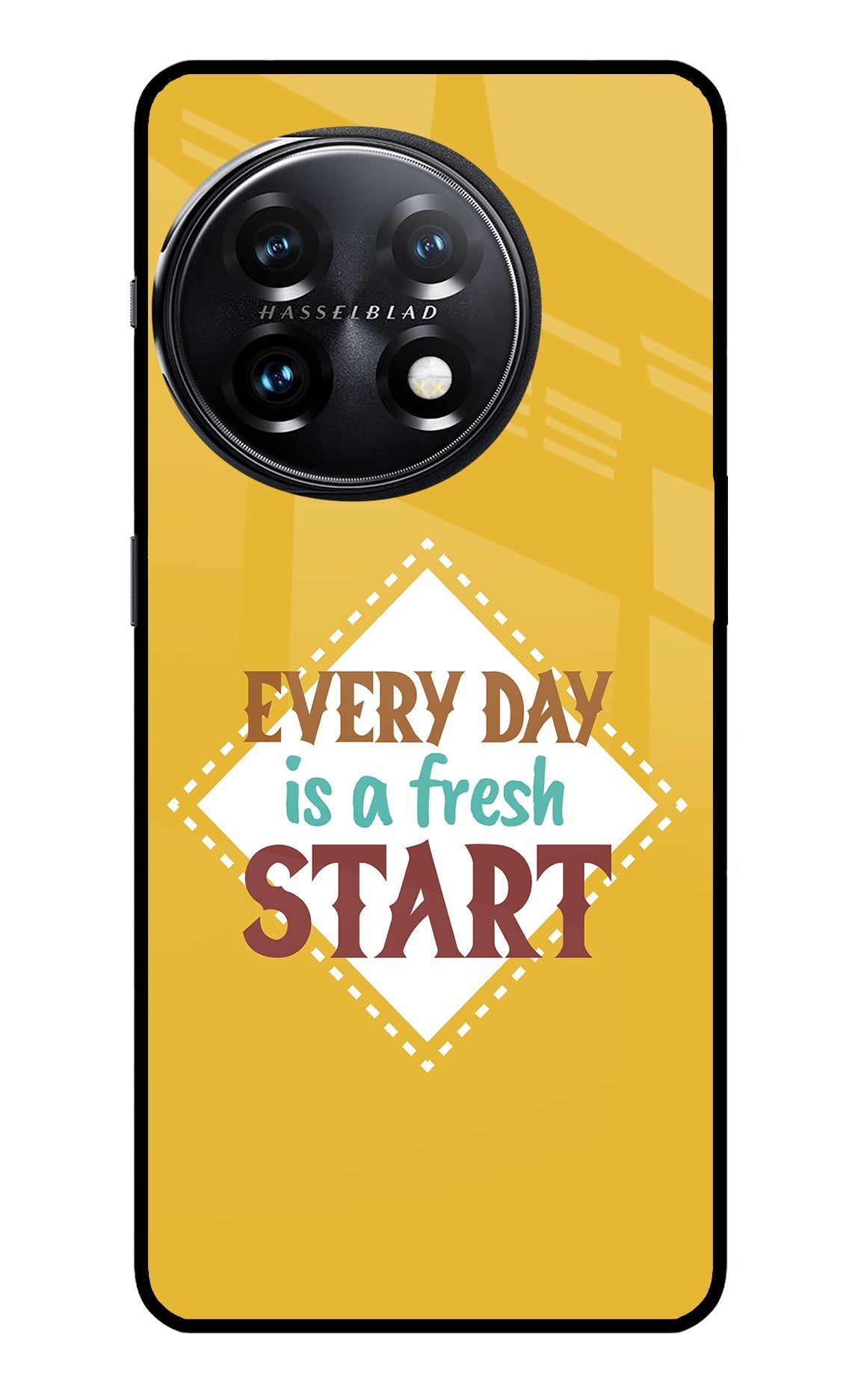 Every day is a Fresh Start OnePlus 11 5G Glass Case