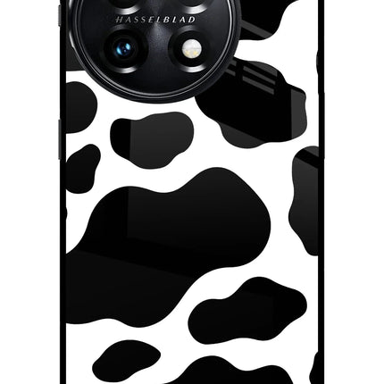 Cow Spots OnePlus 11 5G Glass Case