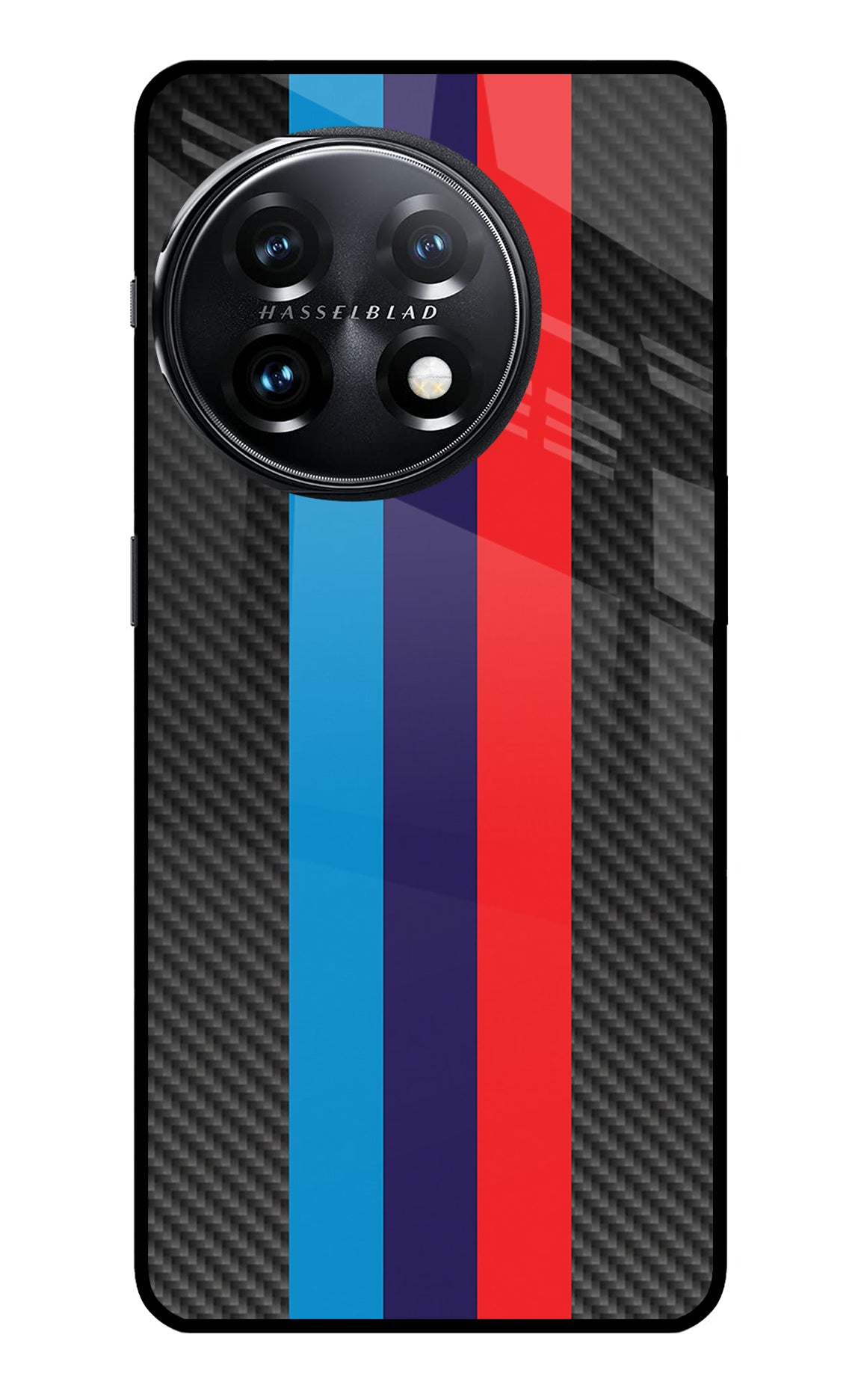 BMW Stripes Pattern OnePlus 11 5G Glass Case