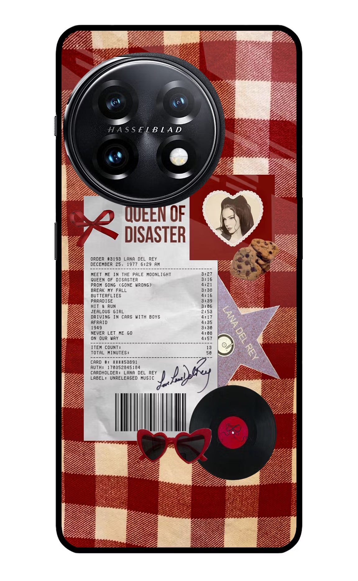 Queen of Disaster OnePlus 11 5G Glass Case Back Cover by Casekaro