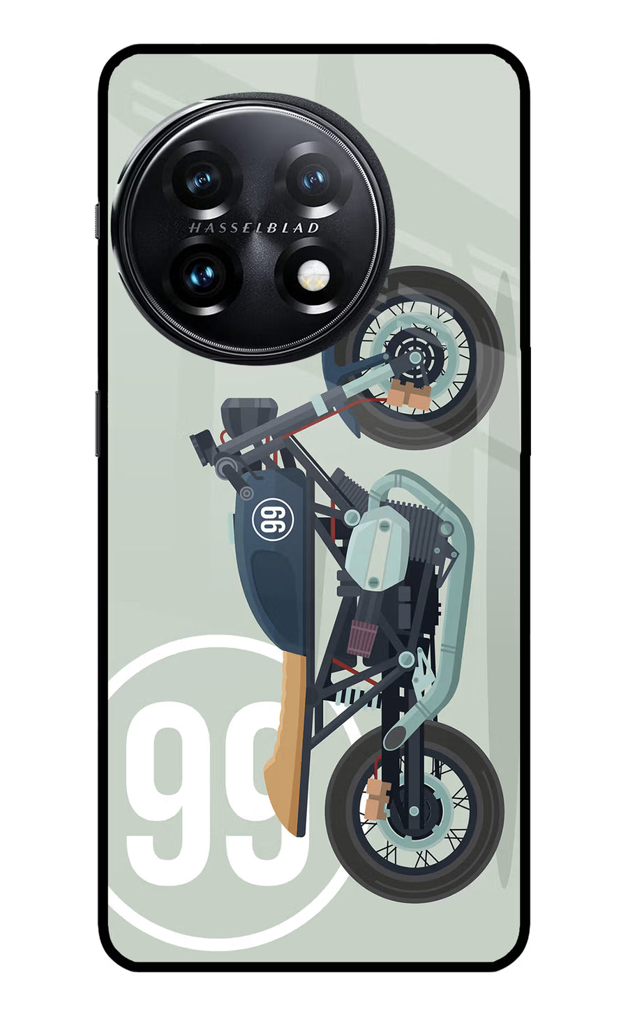 Classic Cafe Racer 99 OnePlus 11 5G Back Cover, Glass case