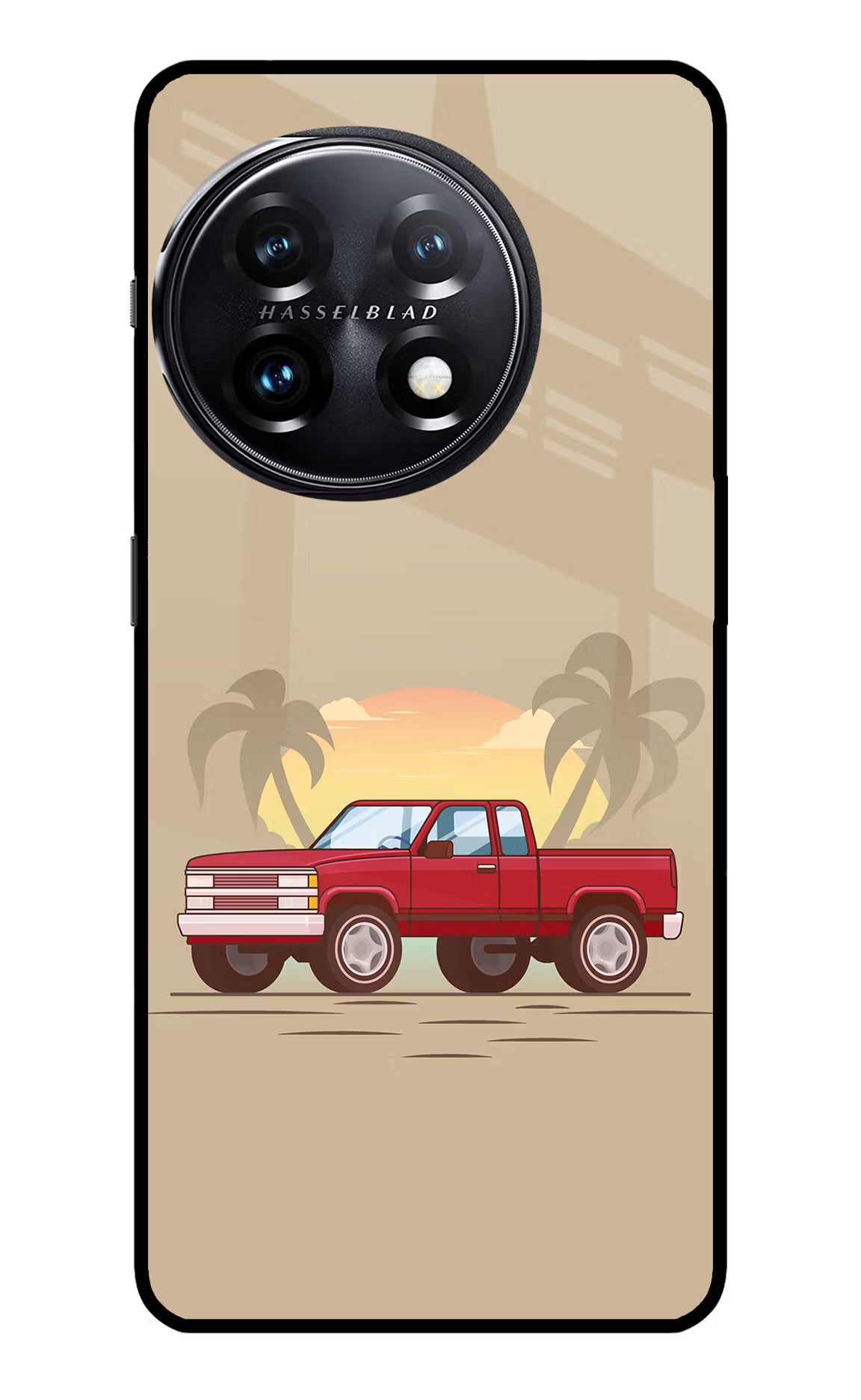 Desert Classic Drive OnePlus 11 5G Glass Case