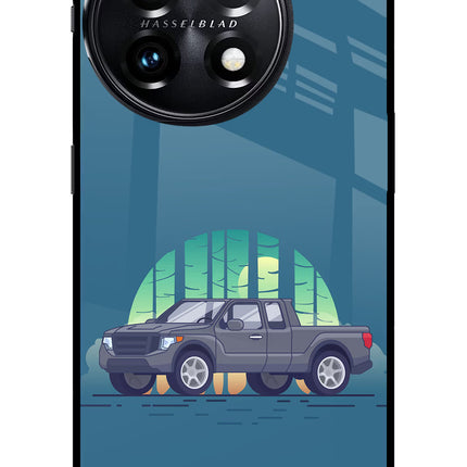 Retro Garage Vibe OnePlus 11 5G Glass Case