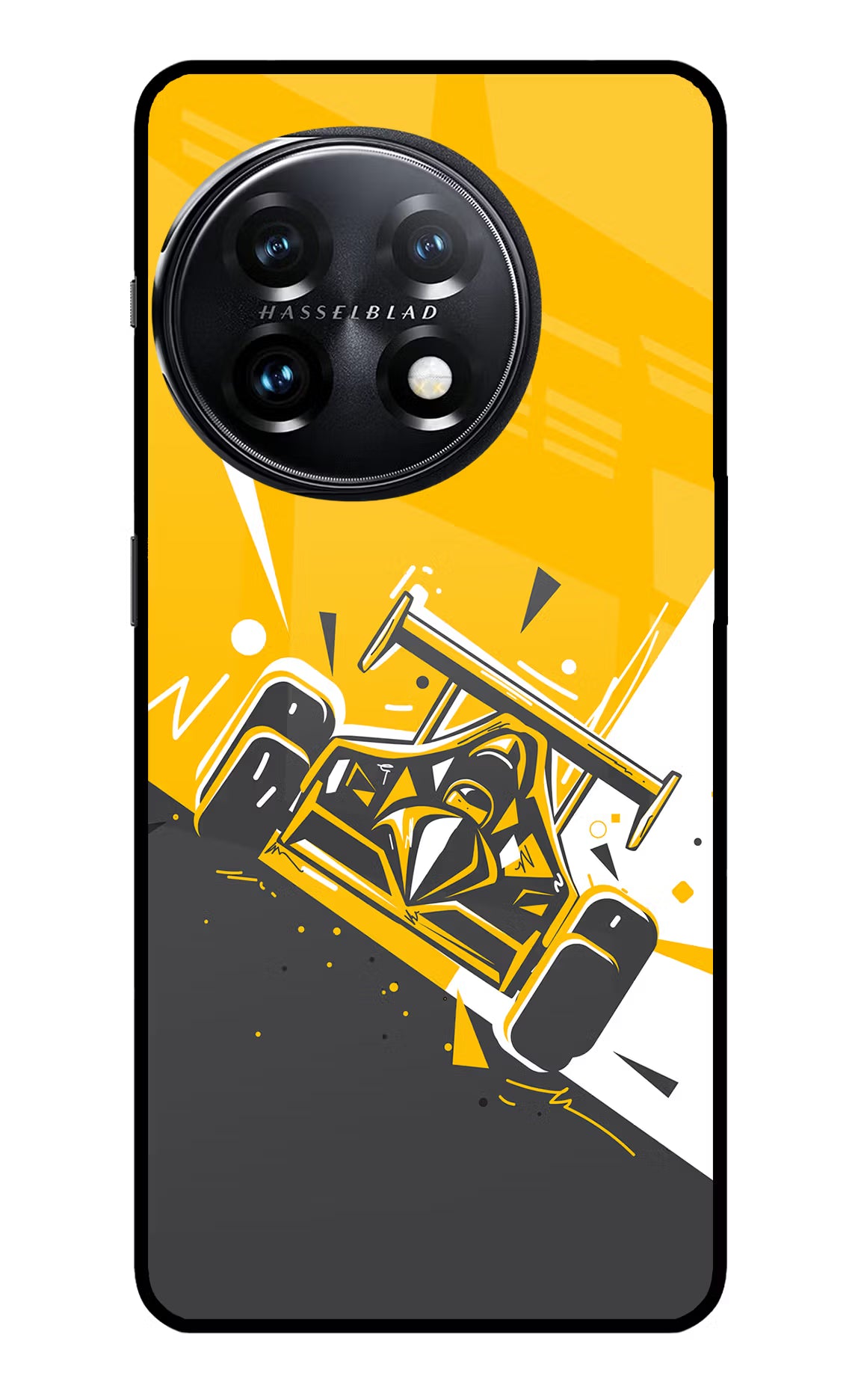 Track King OnePlus 11 5G Glass Case Back Cover by Casekaro
