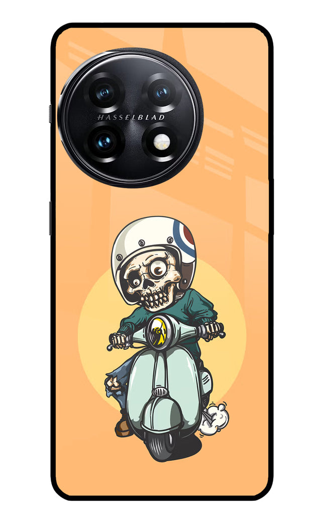 Undead Biker OnePlus 11 5G Glass Case