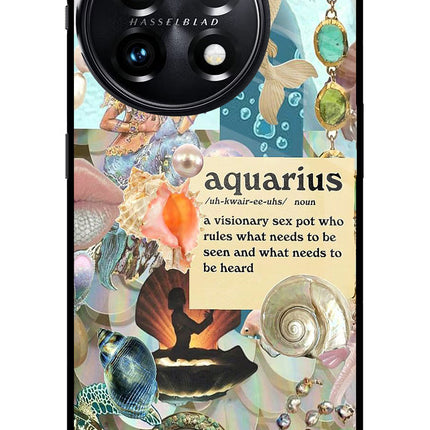Aquarius Zodiac OnePlus 11 5G Glass Case