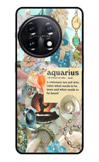 Aquarius Zodiac OnePlus 11 5G Glass Case