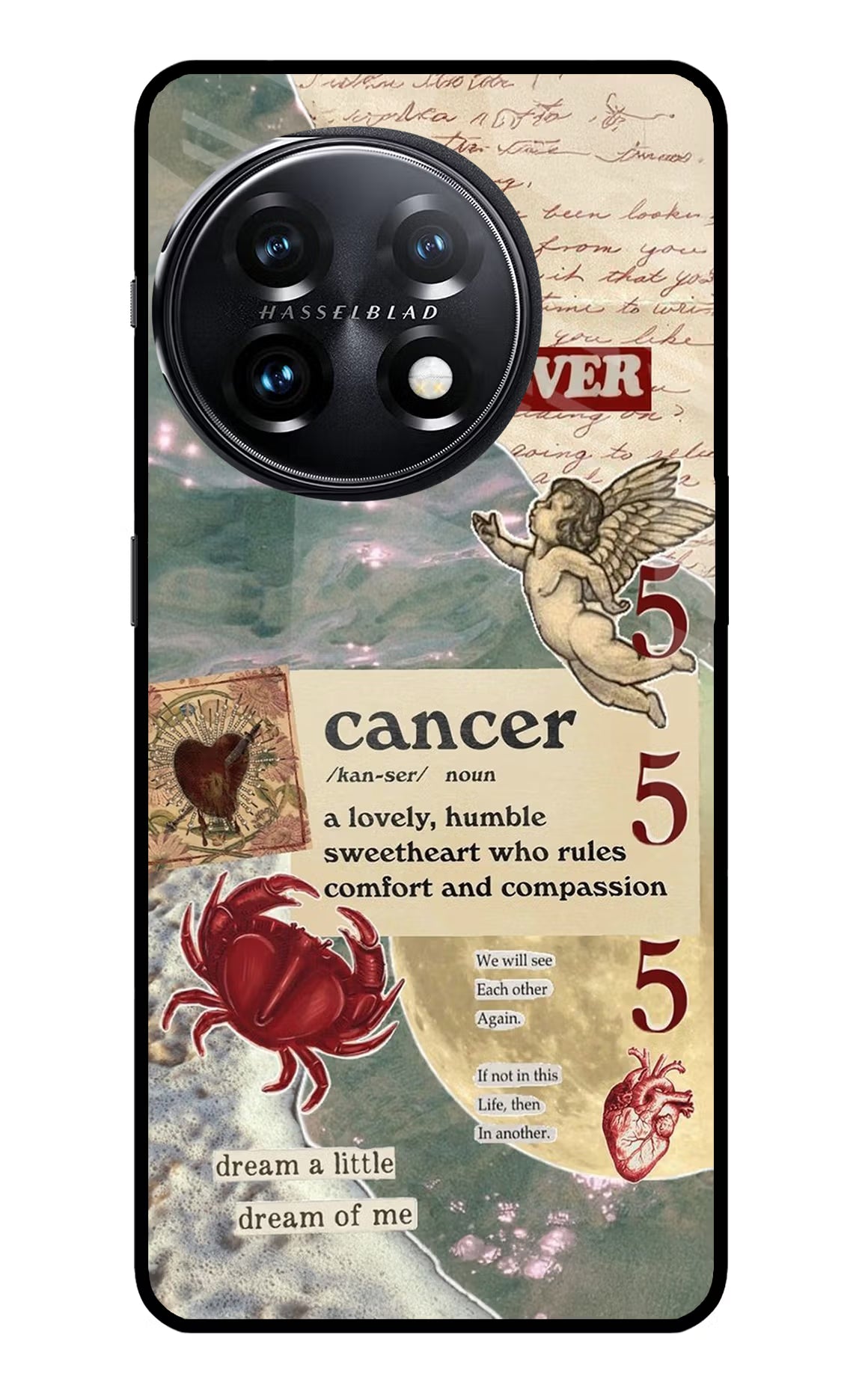 Cancer Zodiac OnePlus 11 5G Glass Case
