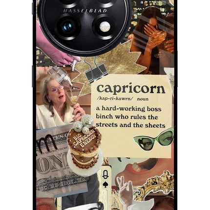 Capricorn Zodiac OnePlus 11 5G Glass Case