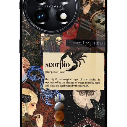 Scorpio Zodiac OnePlus 11 5G Glass Case