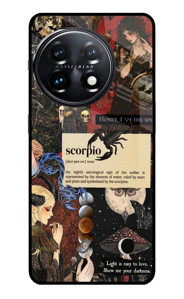 Scorpio Zodiac OnePlus 11 5G Glass Case