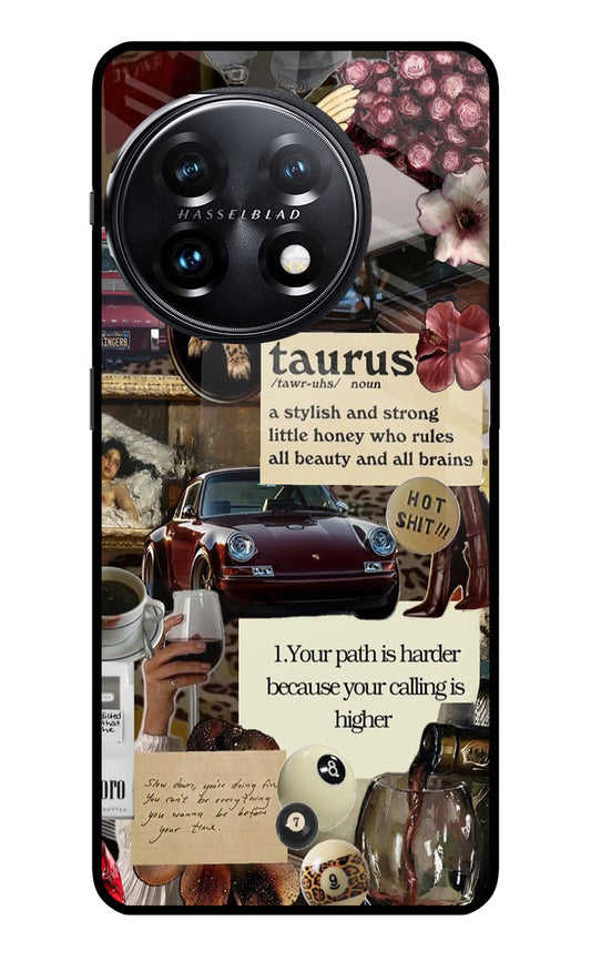 Taurus Zodiac OnePlus 11 5G Glass Case