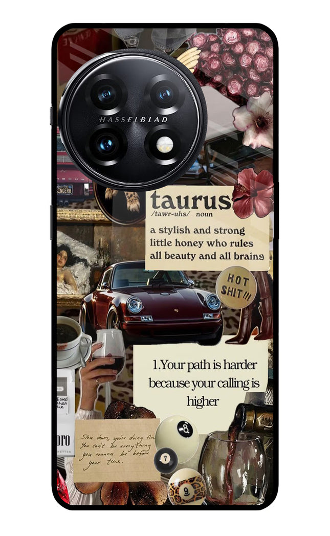 Taurus Zodiac OnePlus 11 5G Glass Case