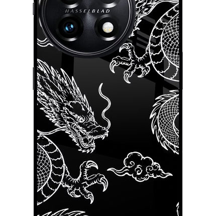Twin Dragons OnePlus 11 5G Glass Case