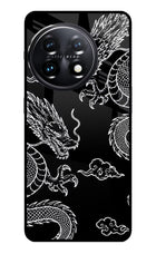 Twin Dragons OnePlus 11 5G Glass Case