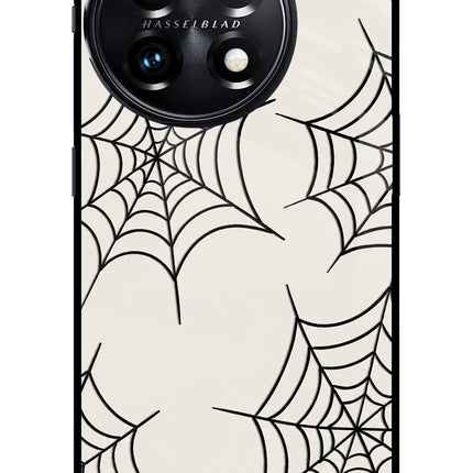 Spider Web OnePlus 11 5G Glass Case