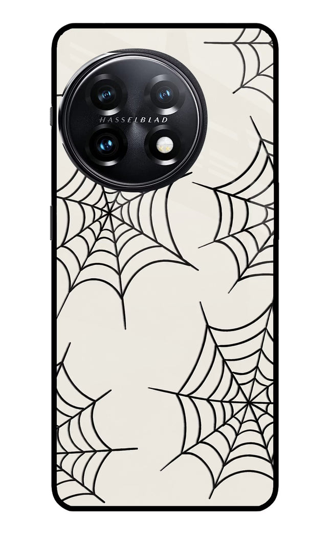 Spider Web OnePlus 11 5G Glass Case
